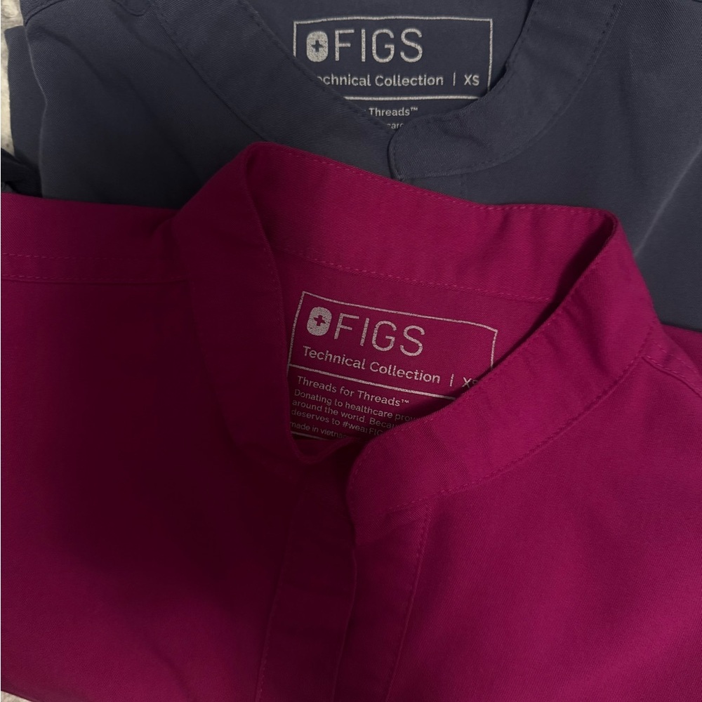 Figs Technical Collection Scrub Pants in Navy